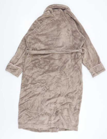 Love to Lounge Womens Brown Solid  Kimono Gown Size 6