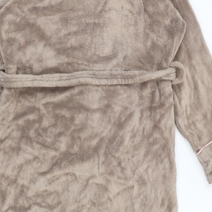 Love to Lounge Womens Brown Solid  Kimono Gown Size 6