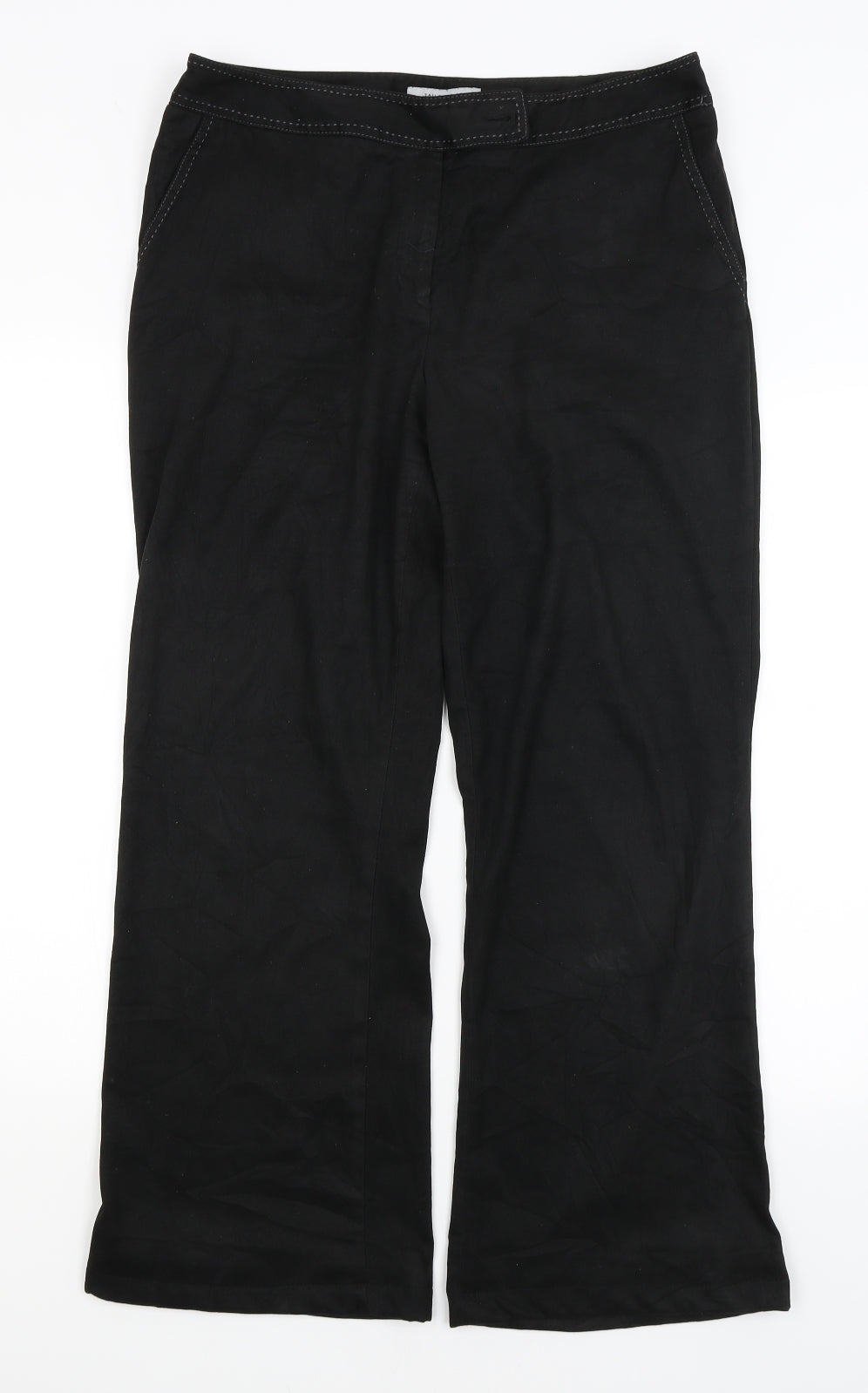 Womens UK Size 14 NEXT Regular Fit  Black Trousers