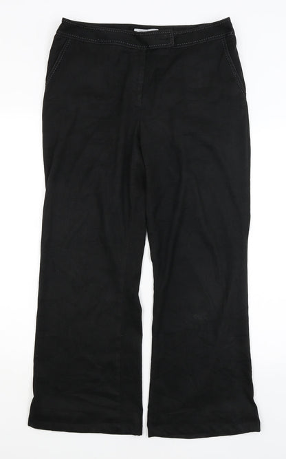 Womens UK Size 14 NEXT Regular Fit  Black Trousers