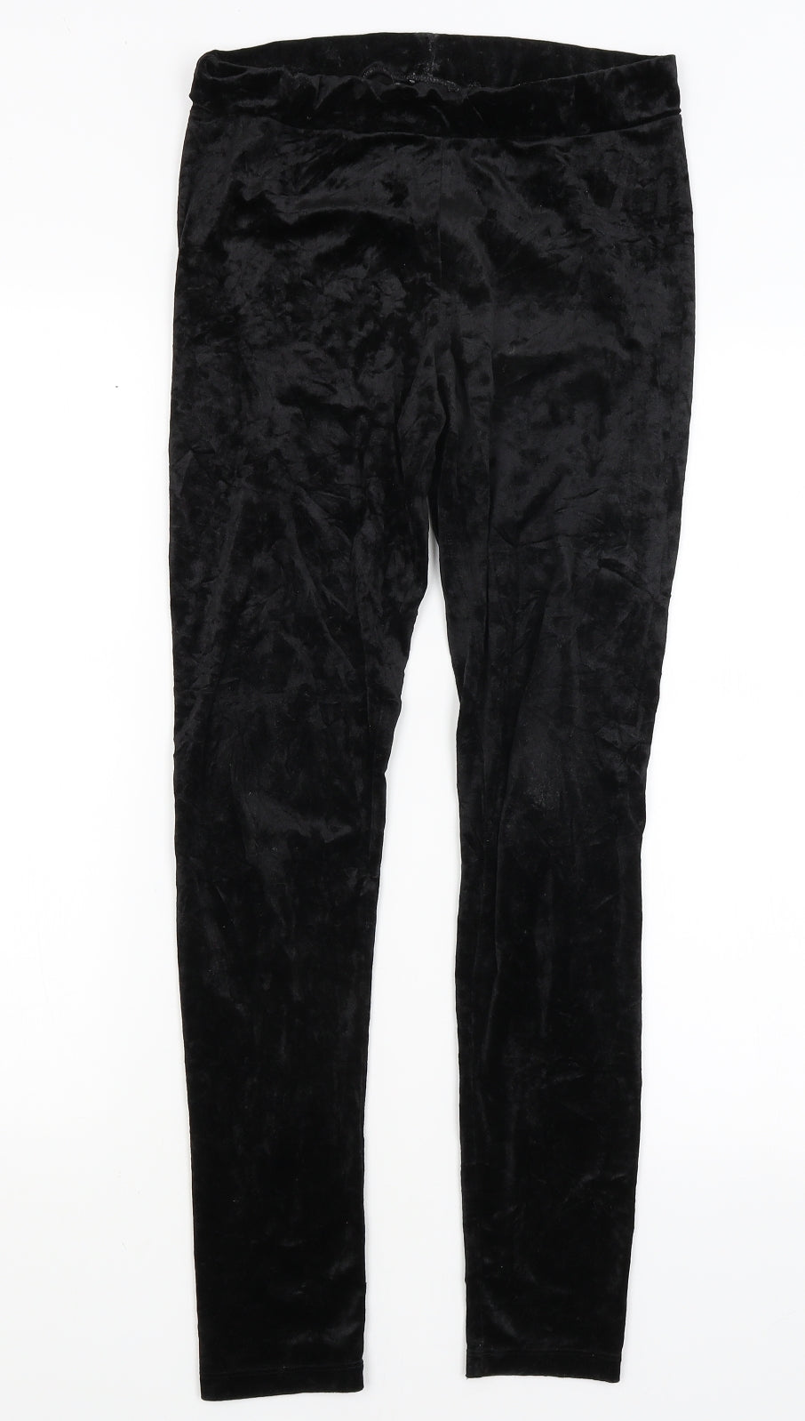 Womens UK Size S Divided Regular Fit Jegging Black Trousers
