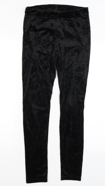 Womens UK Size S Divided Regular Fit Jegging Black Trousers