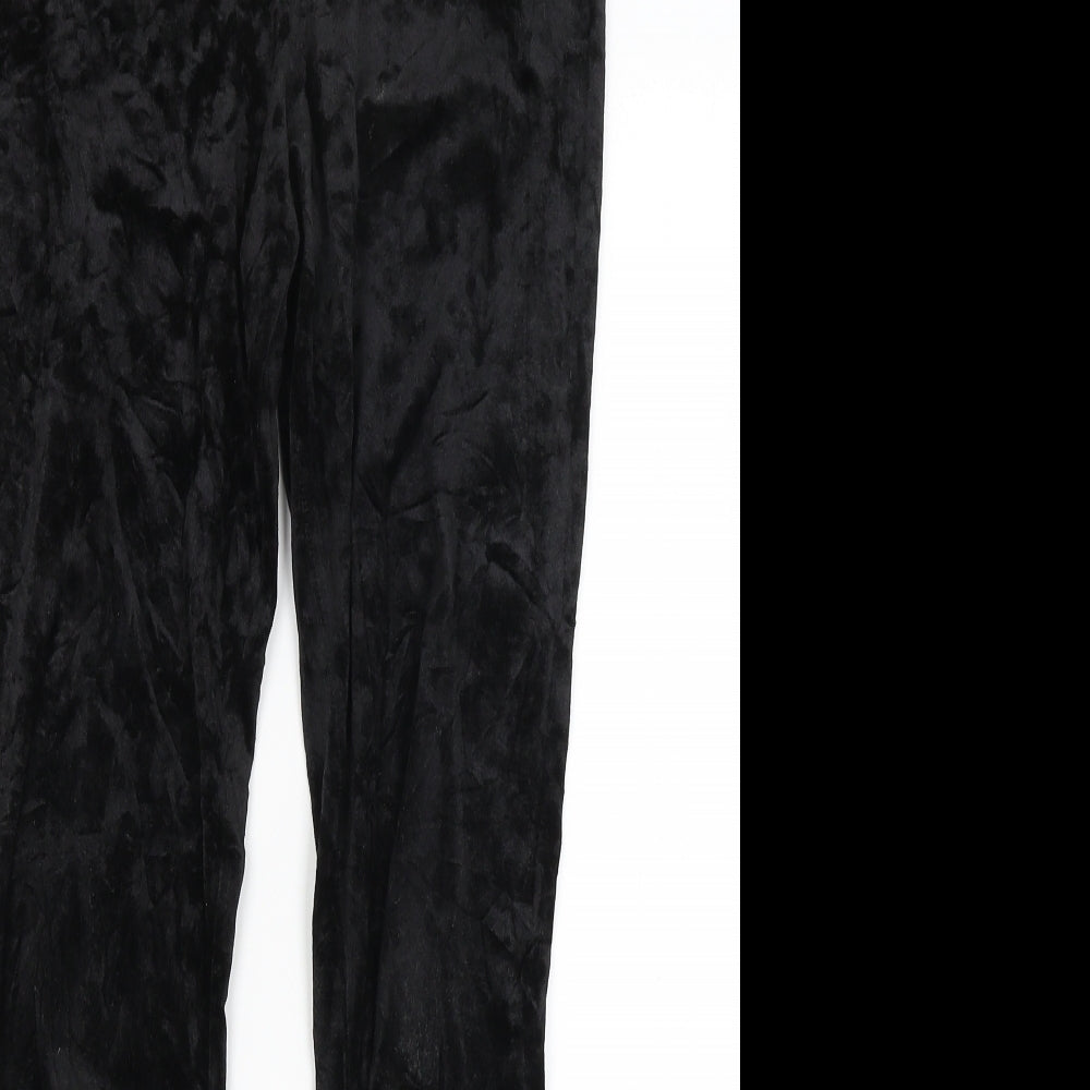 Womens UK Size S Divided Regular Fit Jegging Black Trousers