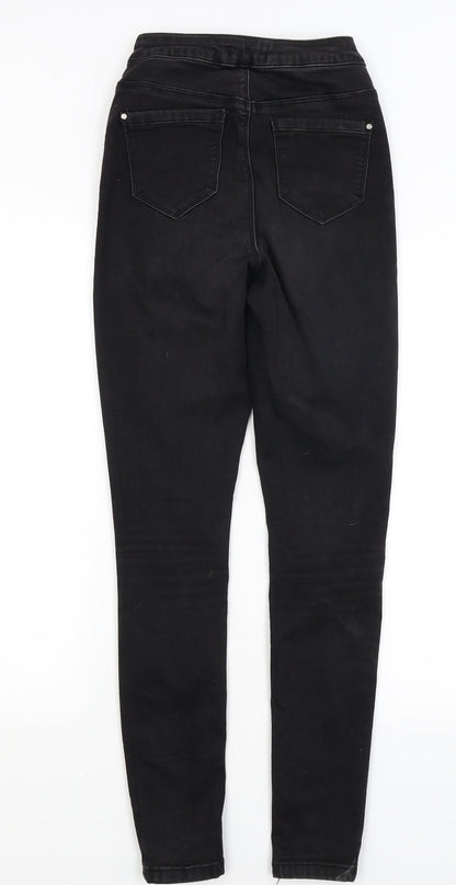 Missguided Womens Black   Skinny Jeans Size 8 L28 in