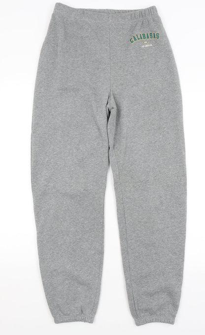 Womens UK Size 8 Boohoo Regular Fit Jegging Grey Trousers