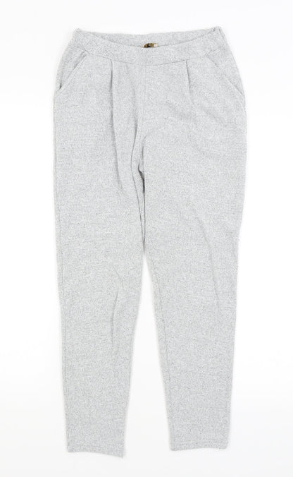 Silk Womens Grey   Cropped Trousers Size S L23 in
