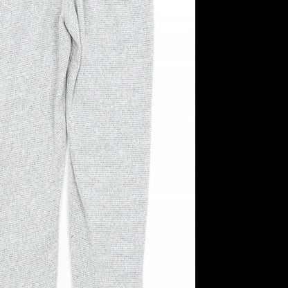 Silk Womens Grey   Cropped Trousers Size S L23 in
