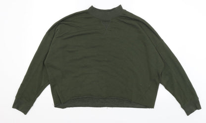 Womens UK Size 10 New Look Green Pullover Jumper
