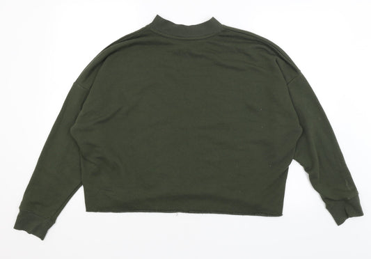Womens UK Size 10 New Look Green Pullover Jumper