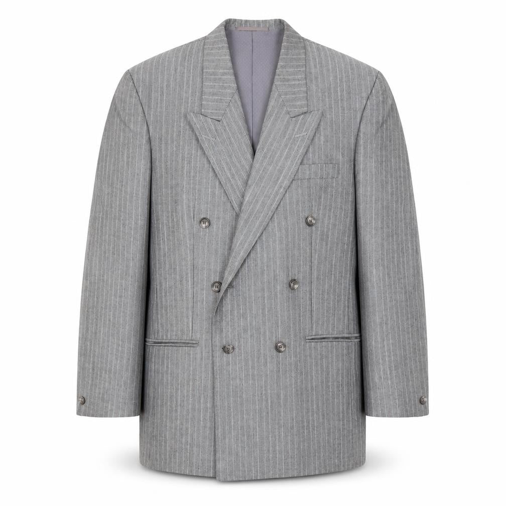 Mens UK Size L Preworn Regular Grey Suit Jacket