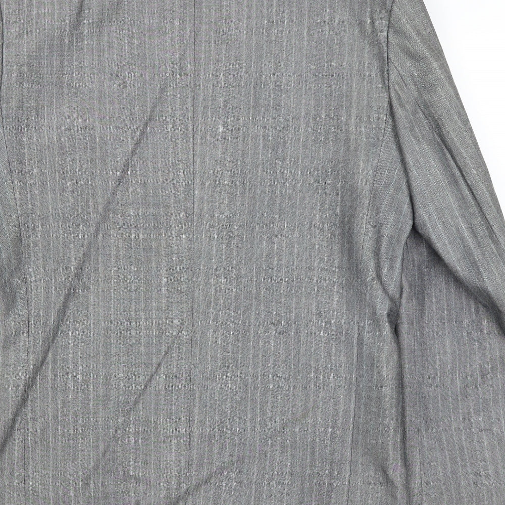 Mens UK Size L Preworn Regular Grey Suit Jacket