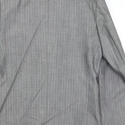 Mens UK Size L Preworn Regular Grey Suit Jacket