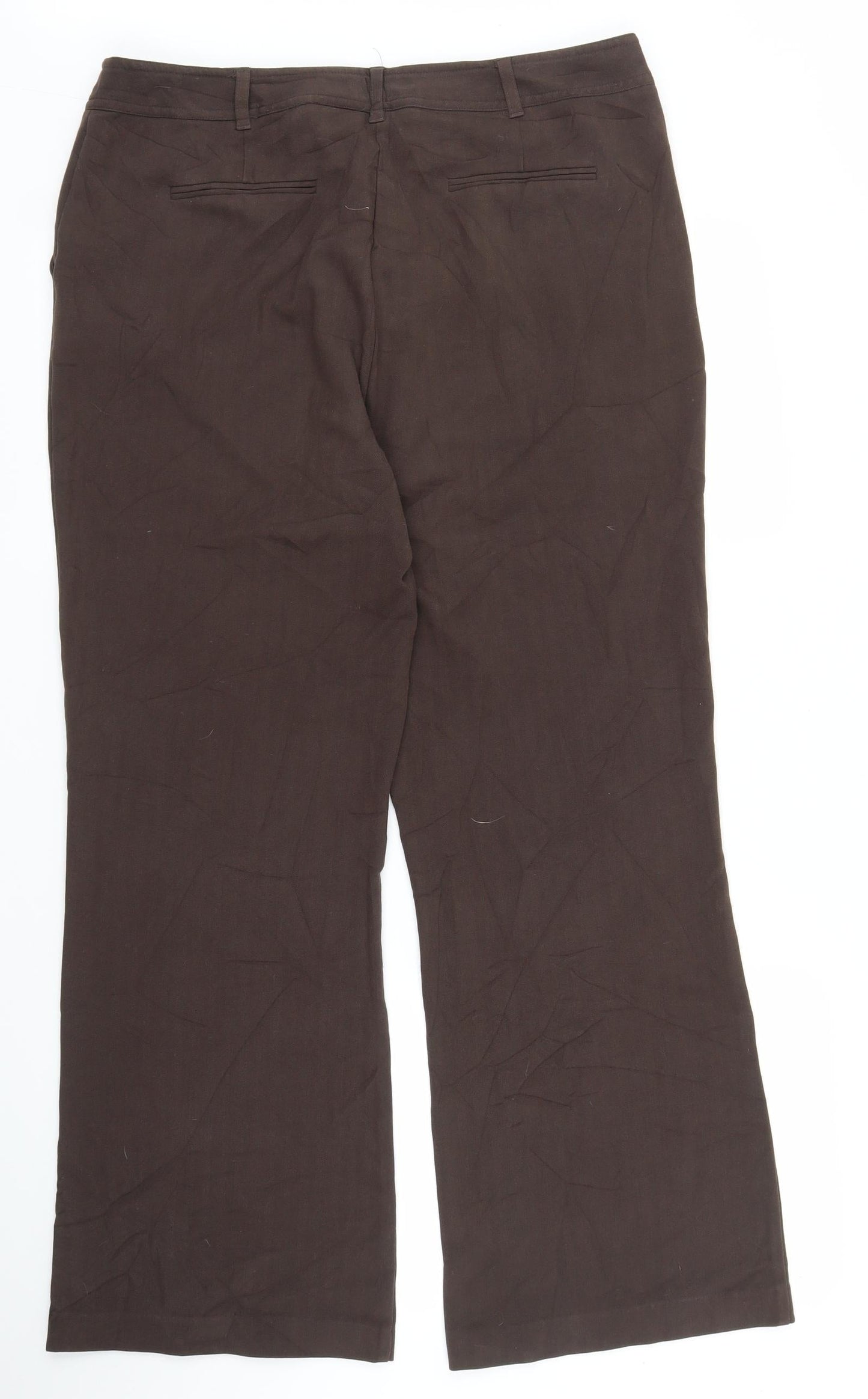 Soon Womens Brown   Trousers  Size 14 L28 in