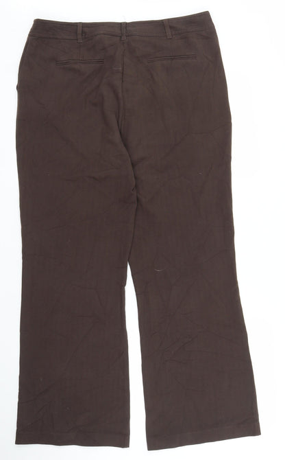 Soon Womens Brown   Trousers  Size 14 L28 in