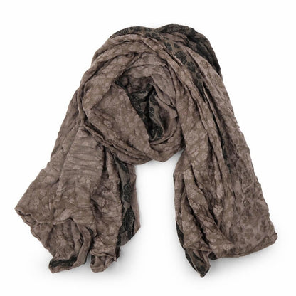prew Unisex Brown Floral   Shawl/Wrap