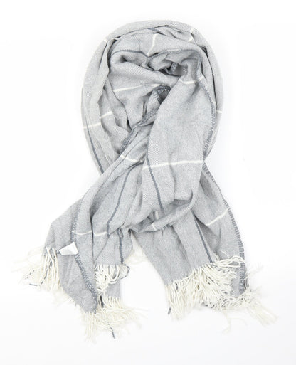 Country Club Unisex Grey Check   Shawl/Wrap