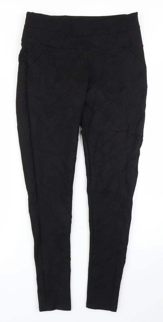 F&F Womens Black   Carrot Trousers Size 12 L27 in