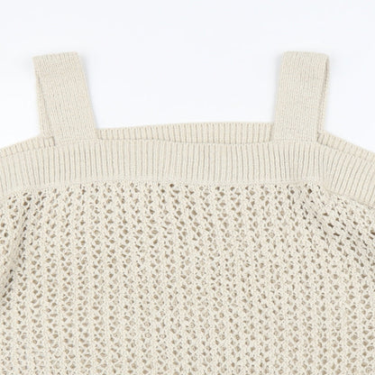 Womens UK Size L M&S Beige Pullover Jumper