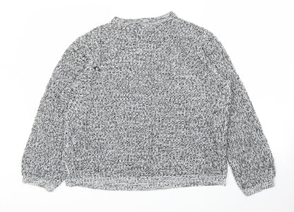 Womens UK Size M Peacocks Grey Pullover Jumper