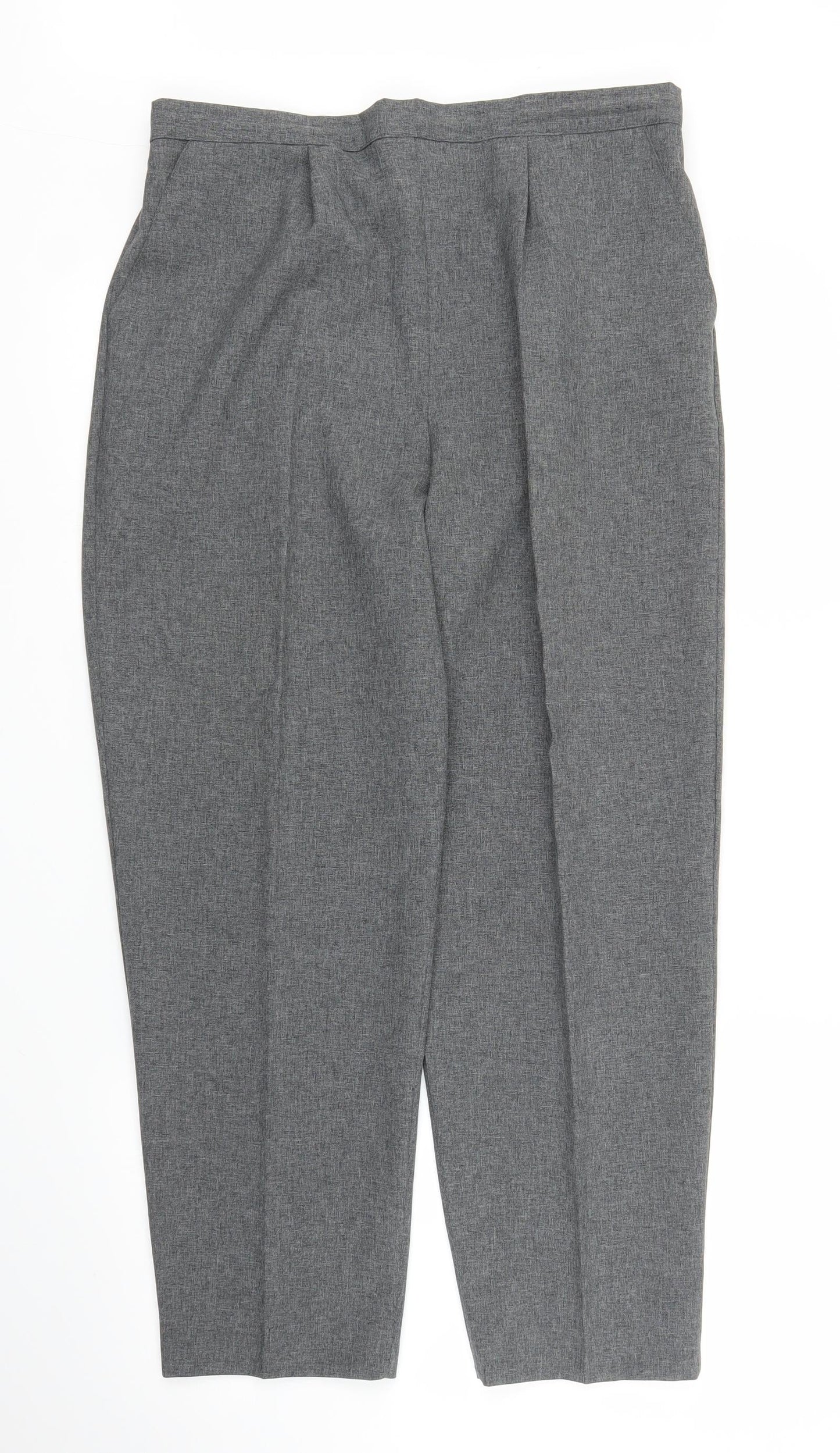 Womens UK Size 18 Classics Regular Fit  Grey Trousers