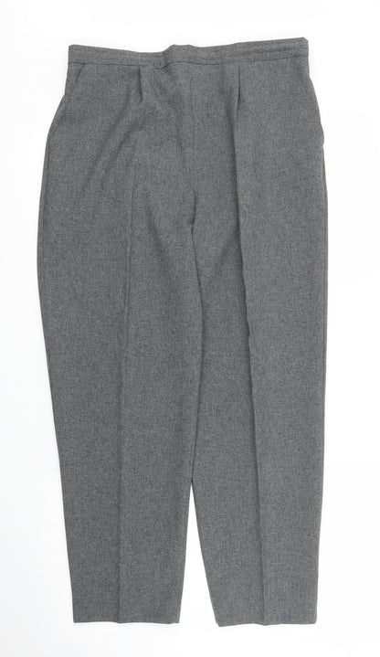 Womens UK Size 18 Classics Regular Fit  Grey Trousers