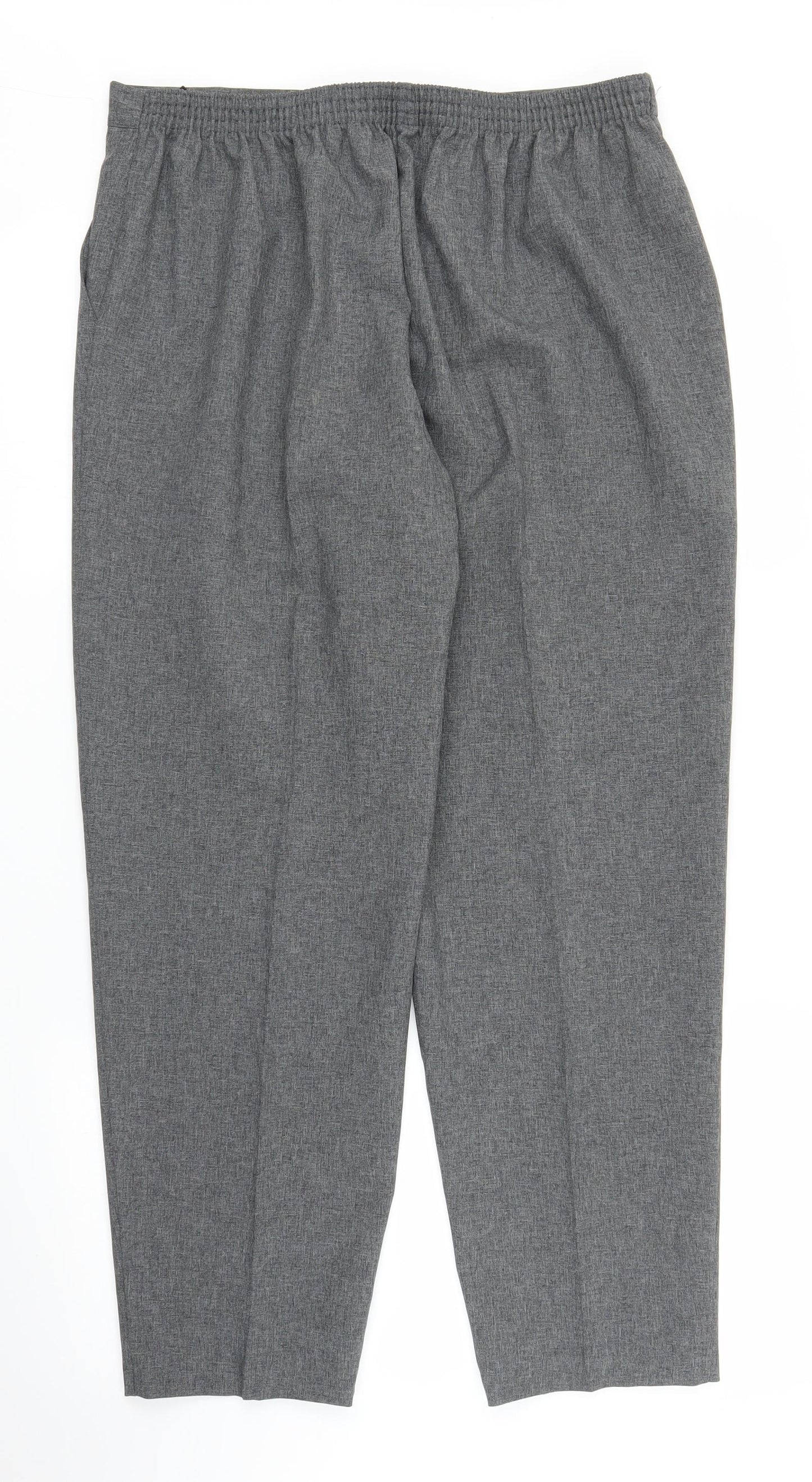 Womens UK Size 18 Classics Regular Fit  Grey Trousers