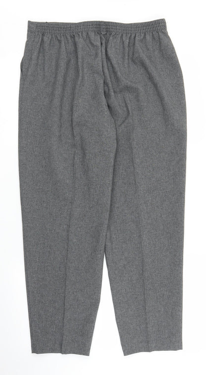 Womens UK Size 18 Classics Regular Fit  Grey Trousers