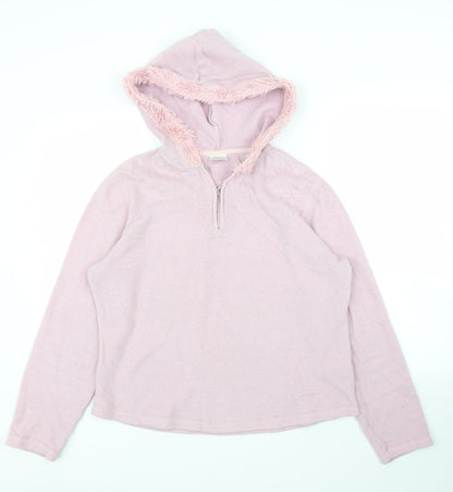 Womens UK Size 16 NEXT Purple Pullover Hoodie