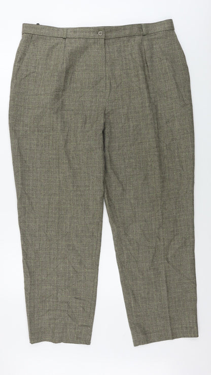 Marks and Spencer  Mens Beige   Trousers  Size 22 L28 in