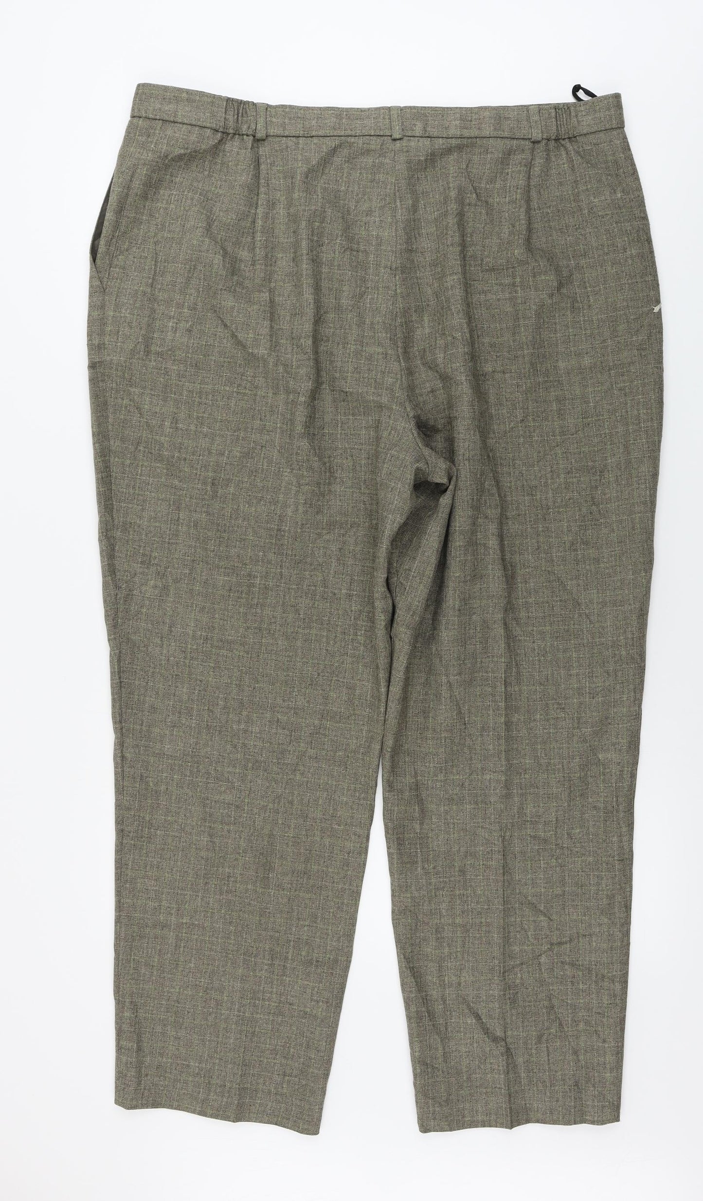 Marks and Spencer  Mens Beige   Trousers  Size 22 L28 in