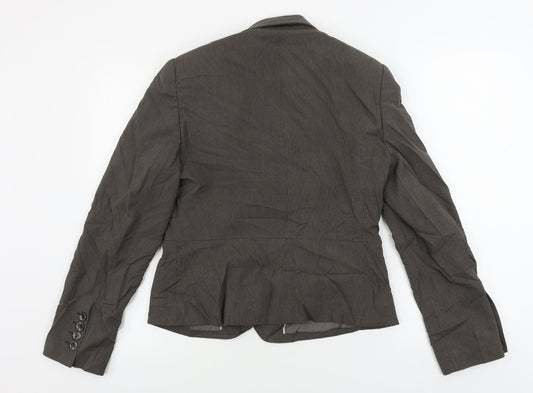 NEXT  Womens Grey Striped  Jacket Blazer Size 14