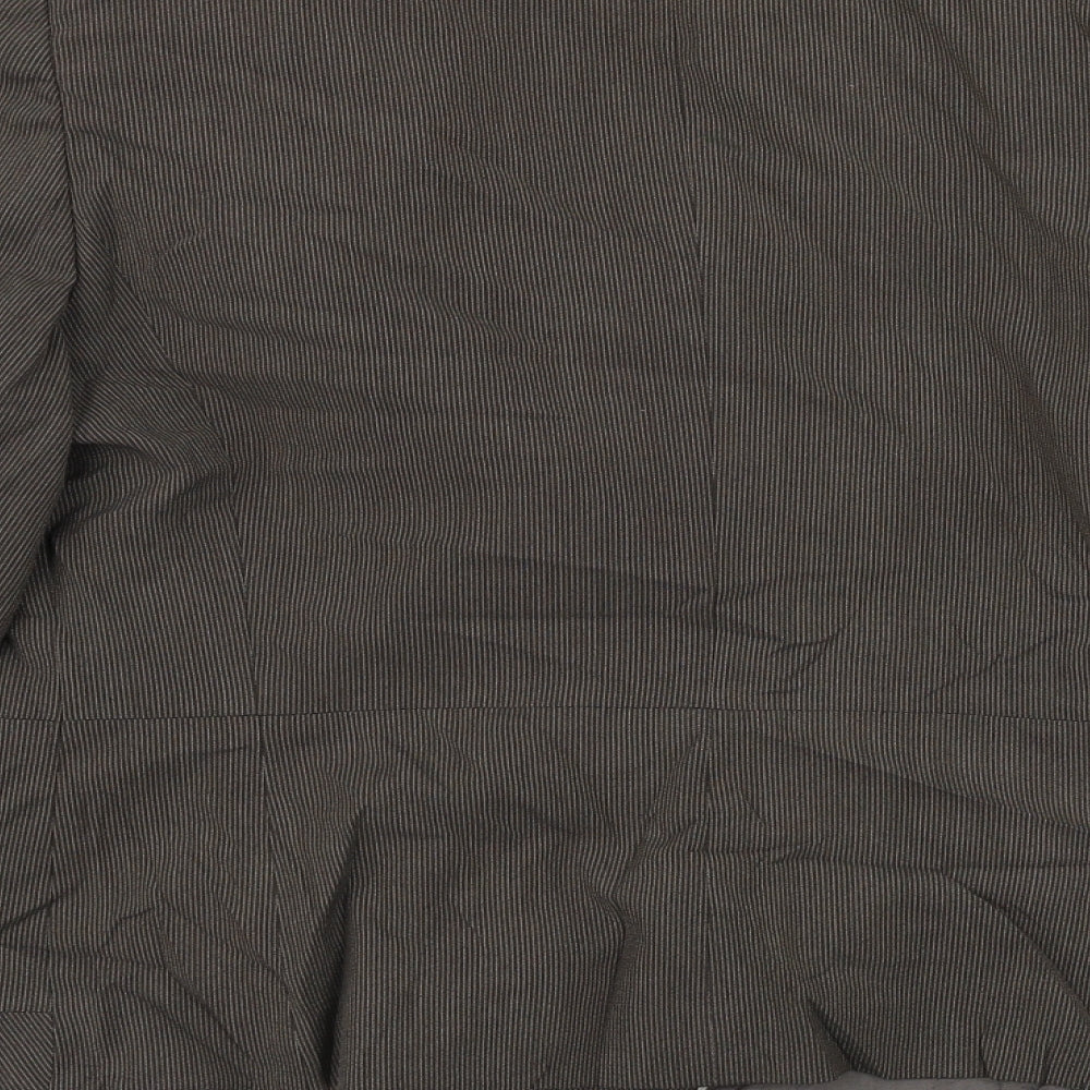 NEXT  Womens Grey Striped  Jacket Blazer Size 14