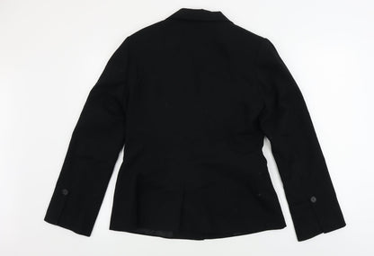 hennes Womens Black   Jacket Blazer Size 12