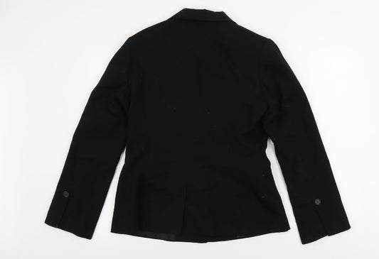 hennes Womens Black   Jacket Blazer Size 12