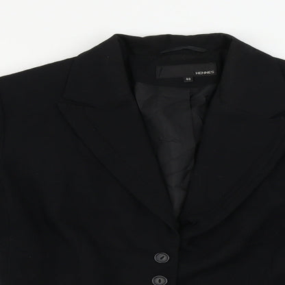 hennes Womens Black   Jacket Blazer Size 12