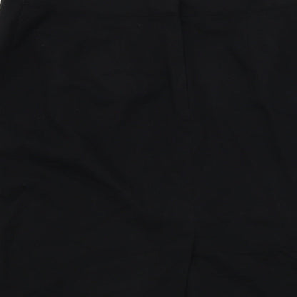 Hennes  Womens Black Paisley  Bandage Skirt Size 12
