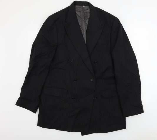 Mens UK Size 40 Marks and Spencer Regular Black Suit Jacket