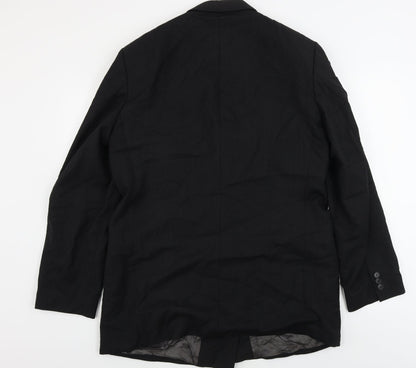 Mens UK Size 40 Marks and Spencer Regular Black Suit Jacket