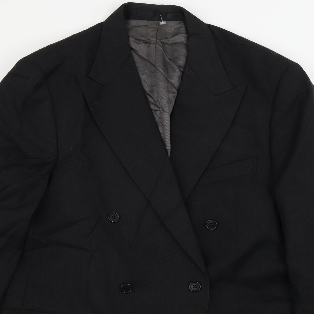 Mens UK Size 40 Marks and Spencer Regular Black Suit Jacket