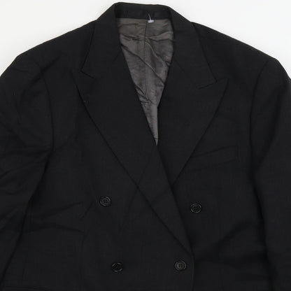 Mens UK Size 40 Marks and Spencer Regular Black Suit Jacket