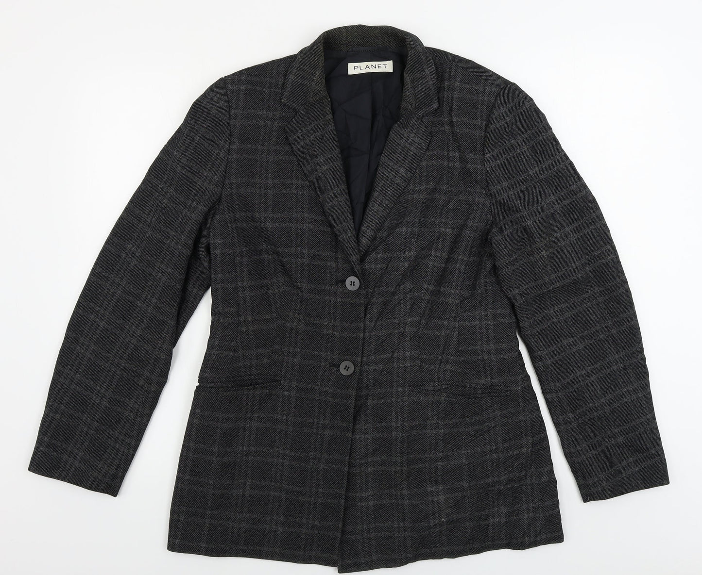 Womens UK Size 12 planet Regular Grey Blazer