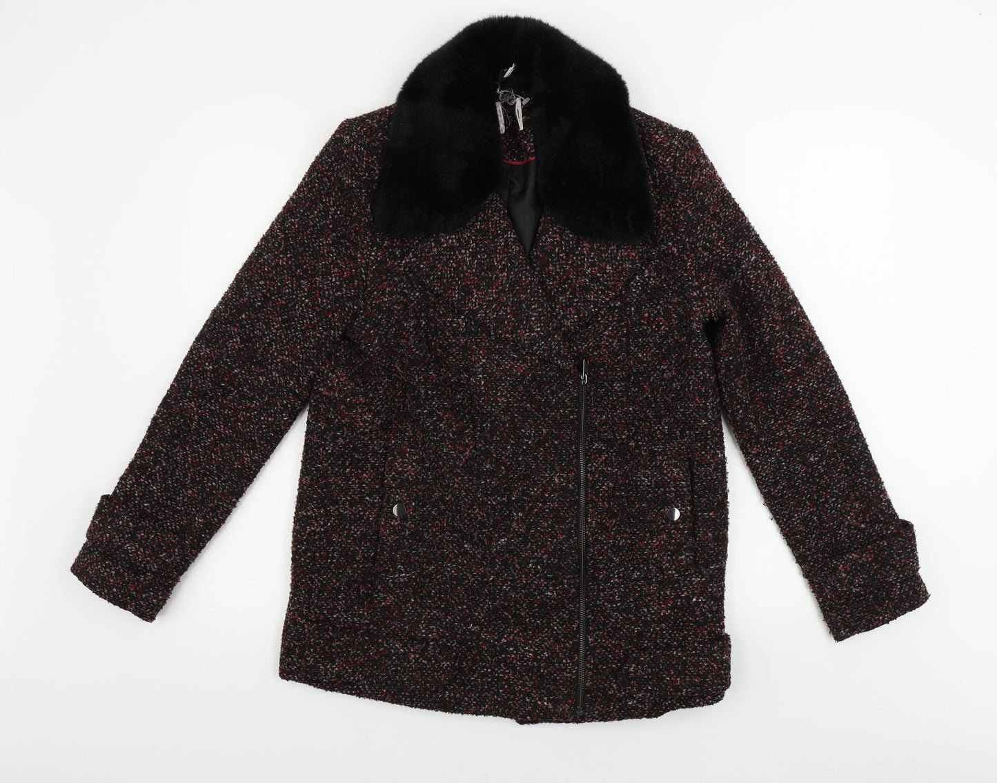 TU Womens Red   Jacket Coat Size 10