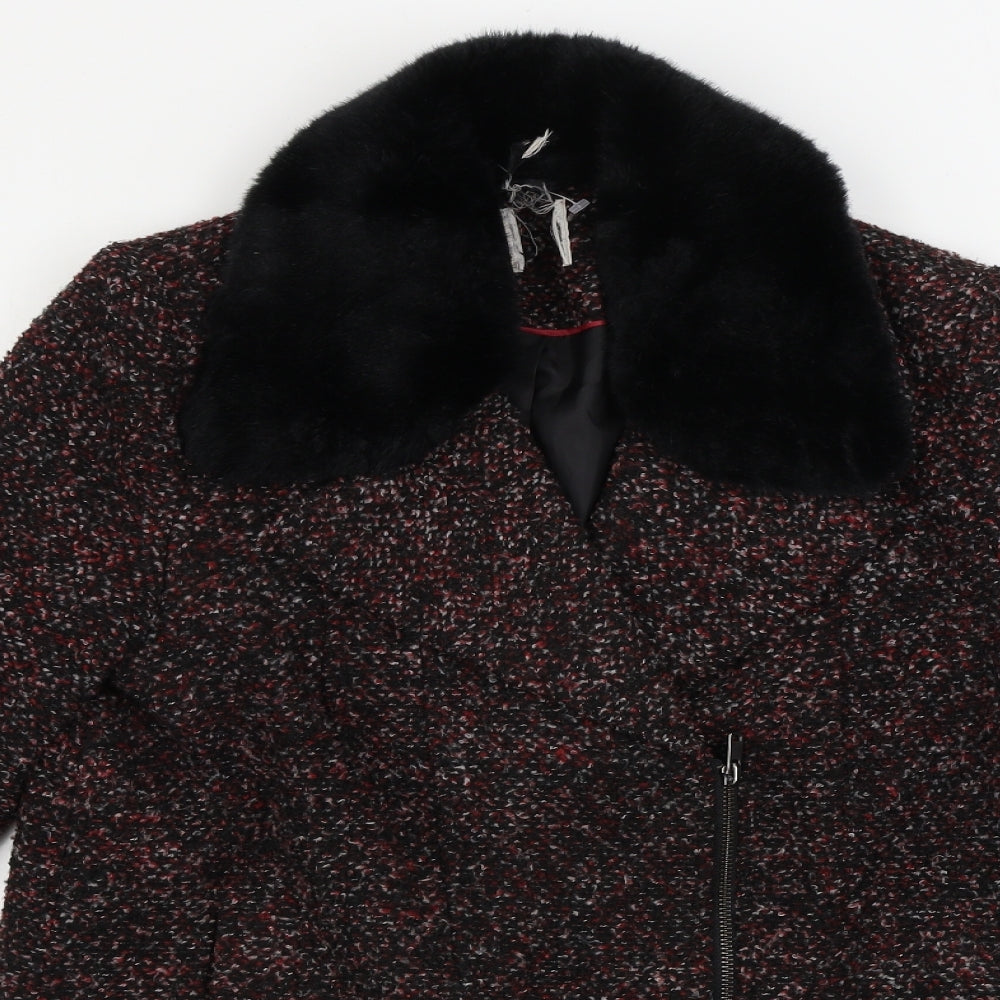 TU Womens Red   Jacket Coat Size 10