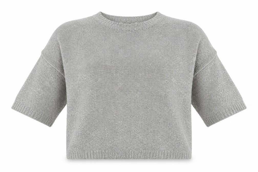 Womens UK Size L Pebble Bay Grey Pullover Jumper