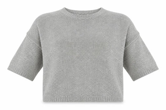 Womens UK Size L Pebble Bay Grey Pullover Jumper