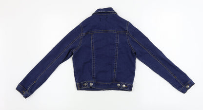 Tractor Girls Blue   Jacket Coat Size 10 Years