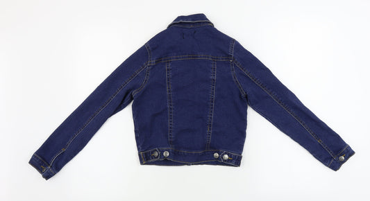 Tractor Girls Blue   Jacket Coat Size 10 Years