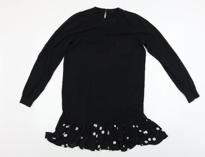 Womens UK Size 10 NEXT Black Pullover Jumper
