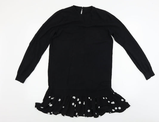 Womens UK Size 10 NEXT Black Pullover Jumper