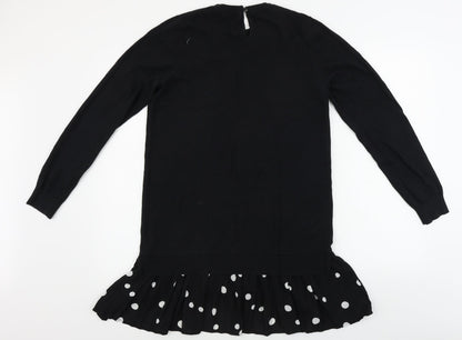 Womens UK Size 10 NEXT Black Pullover Jumper